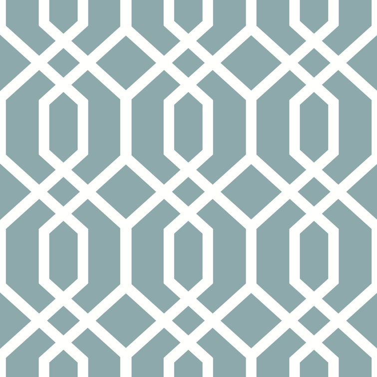 Mercer41 Winterville Lattice Hemlock 18' L x 20.5" W Peel and Stick